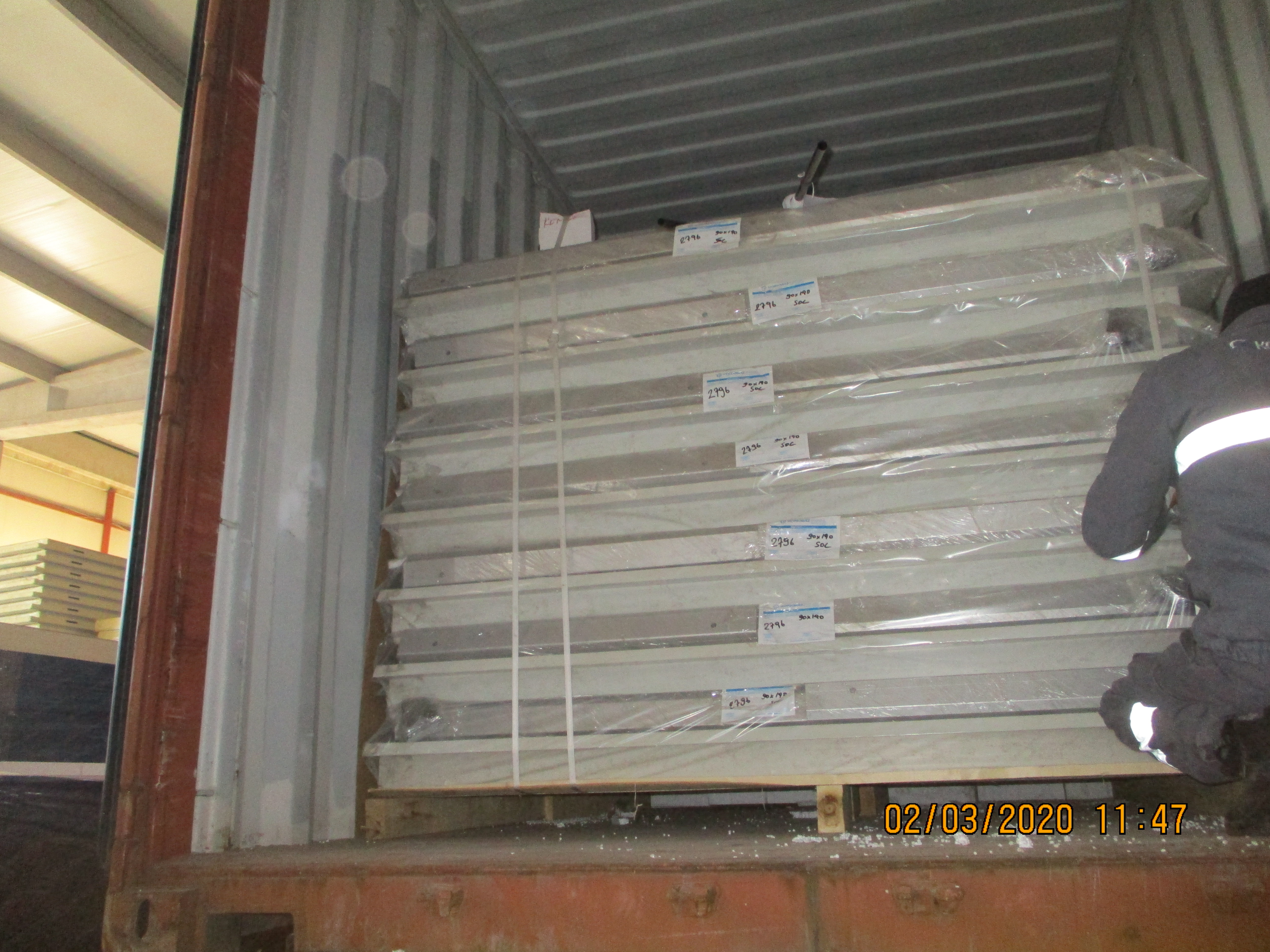 Belgium, Italy and Kenya shipments