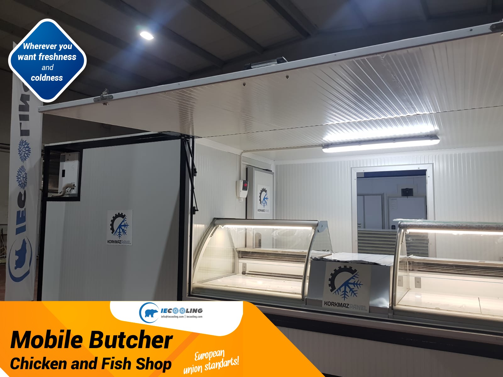 Mobile Butcher Chicken And Fish Shop